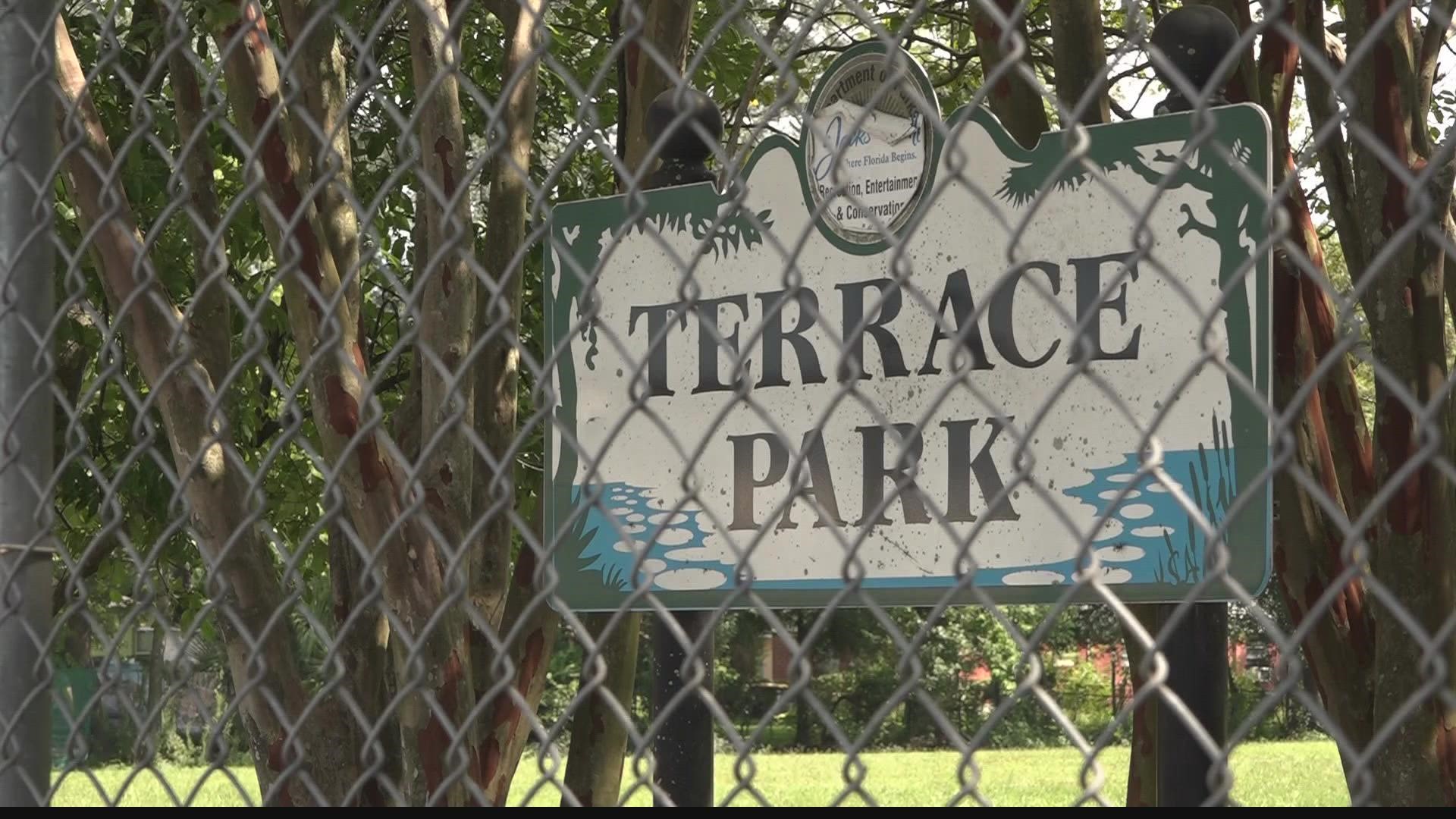 According to a police report from Jacksonville Sheriff's Office, a teenager found a body while walking his dog around the park.