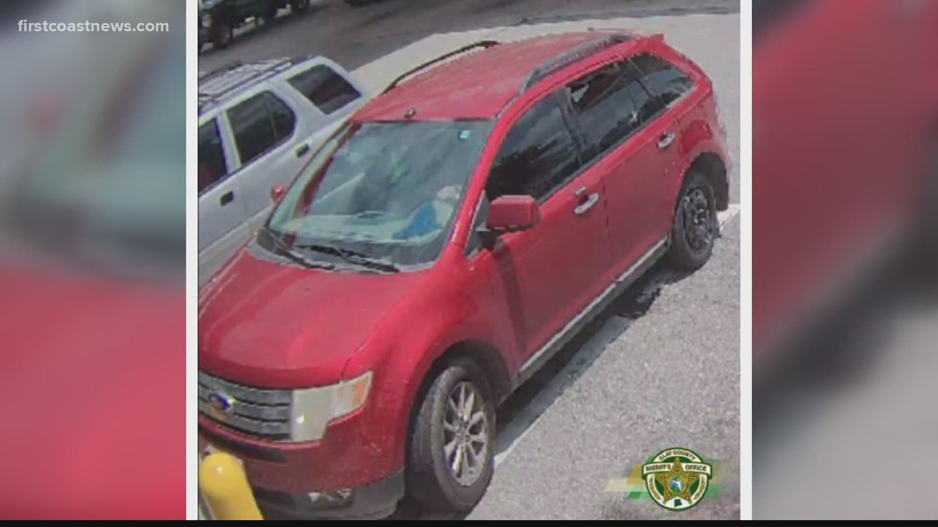 The sheriff's office says to use caution and do not approach the vehicle if you see it.