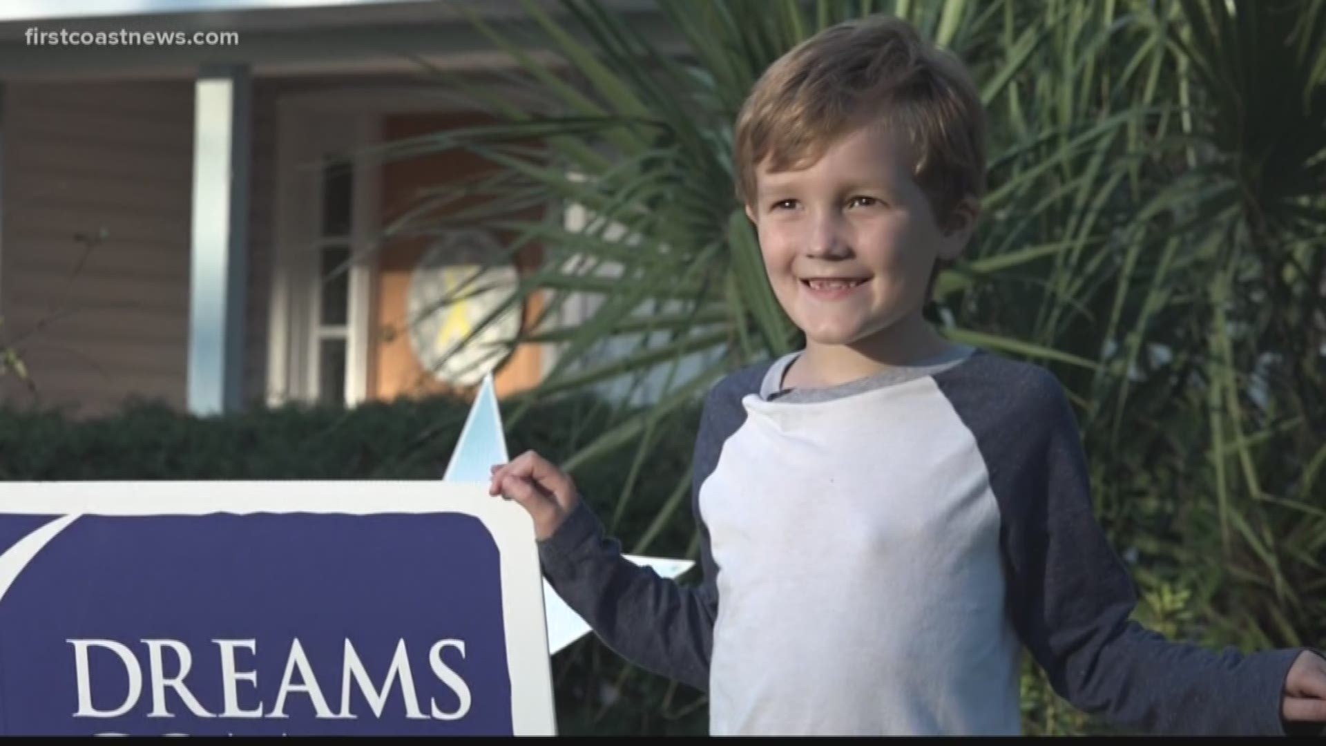 A family celebrated their 6-year-old son's last chemo pill with a trophy from Dreams Come True.