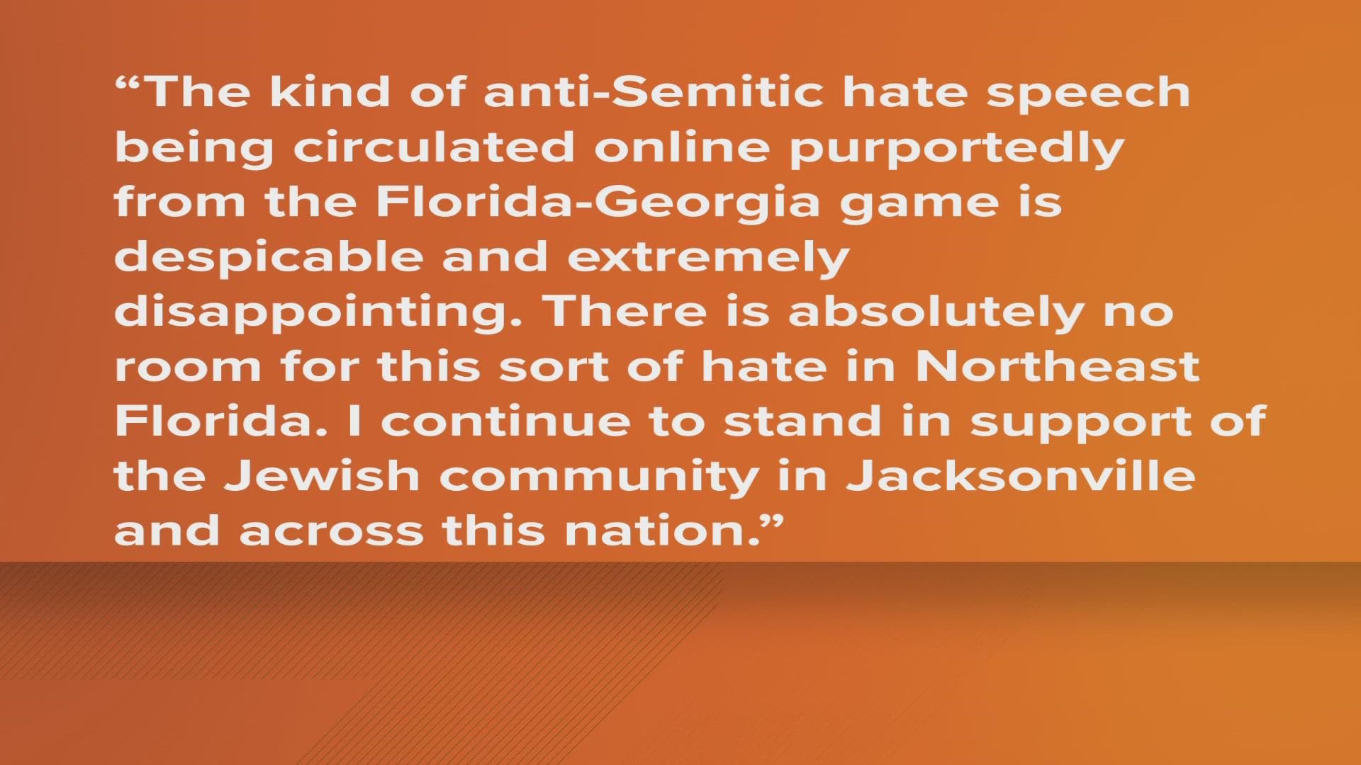 The City of Jacksonville has been plagued by several instances of anti-Semitism in the last week.