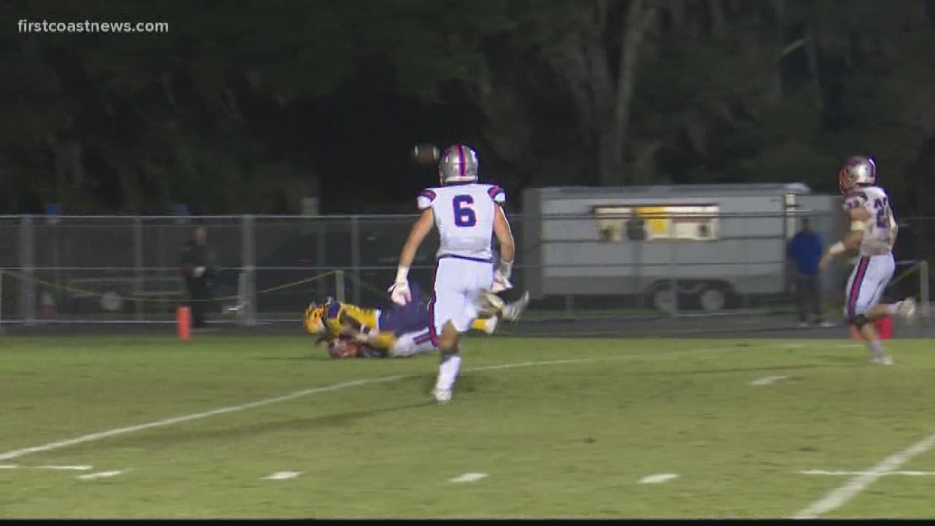 SIDELINE 2018: Week 11 high school football highlights featuring play and hit of the week.
