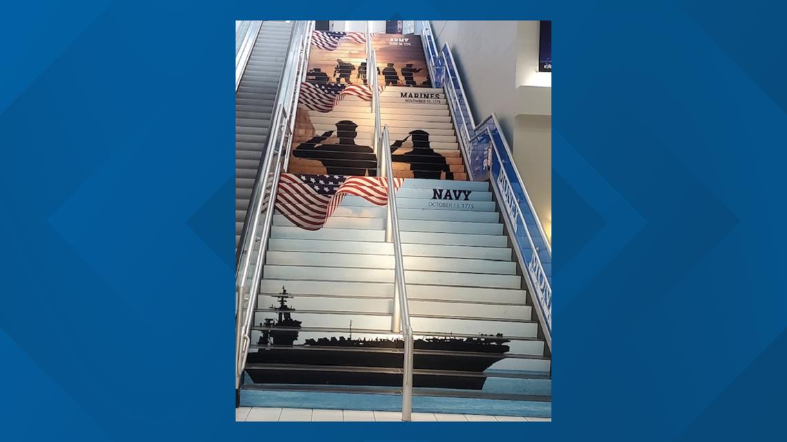 Veterans want flag display removed from steps at VyStar arena - Vimarsana News