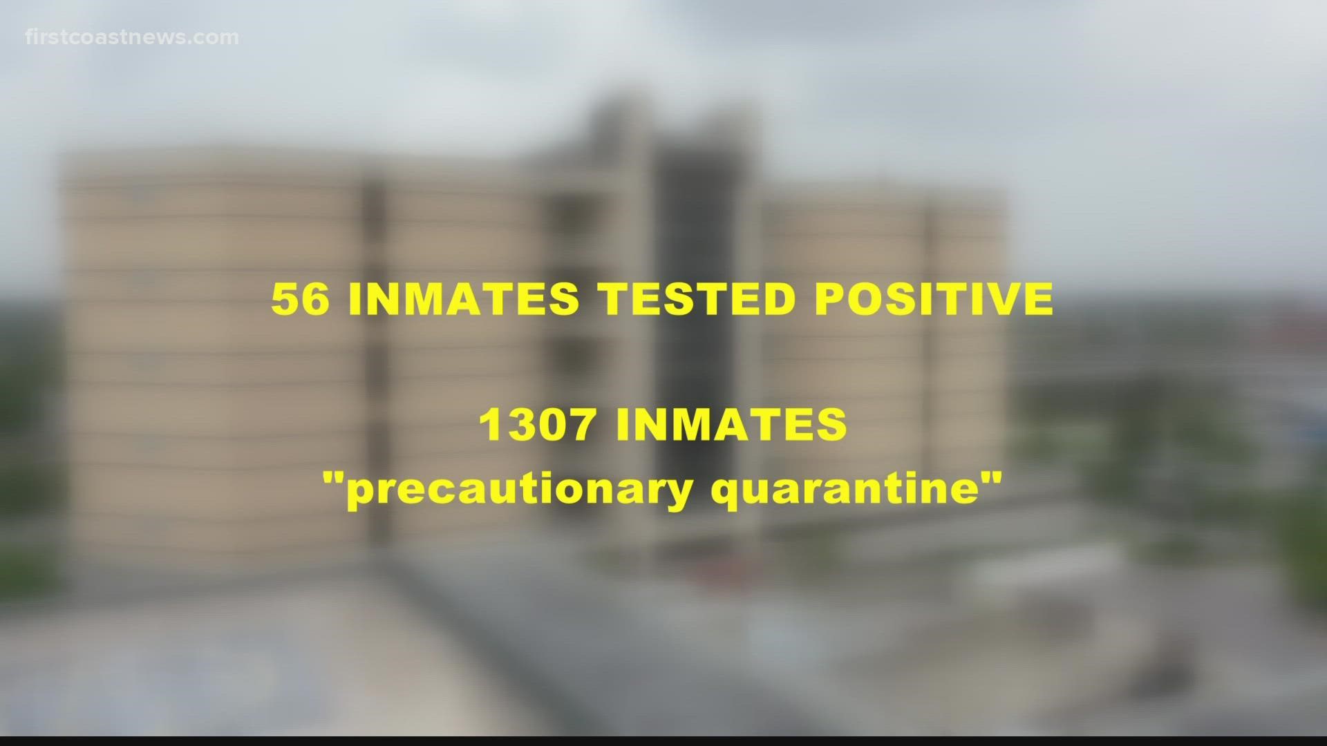 The inmate told First Coast News there is little sanitation and mask wearing within the jail.