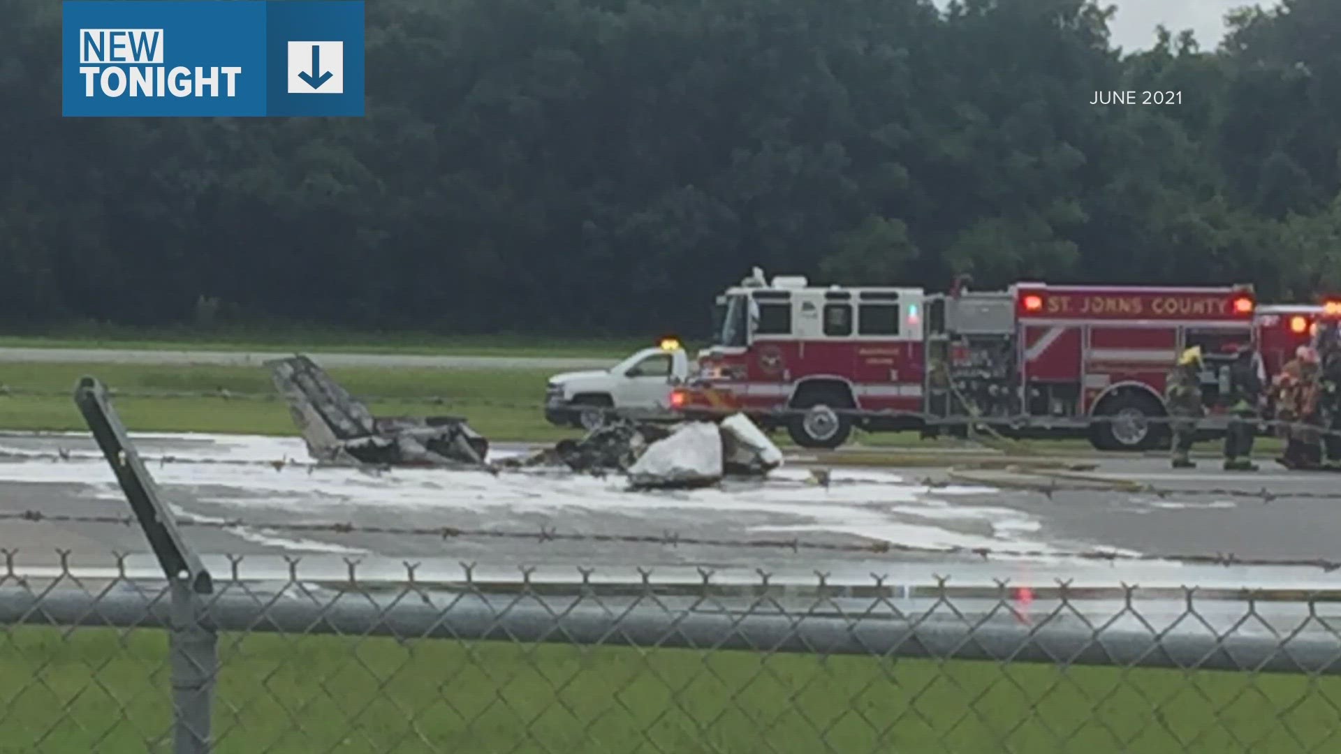 A flight instructor was with a prospective student when they crashed at Northeast Florida Regional Airport in June 2021. The final NTSB report was released Tuesday.