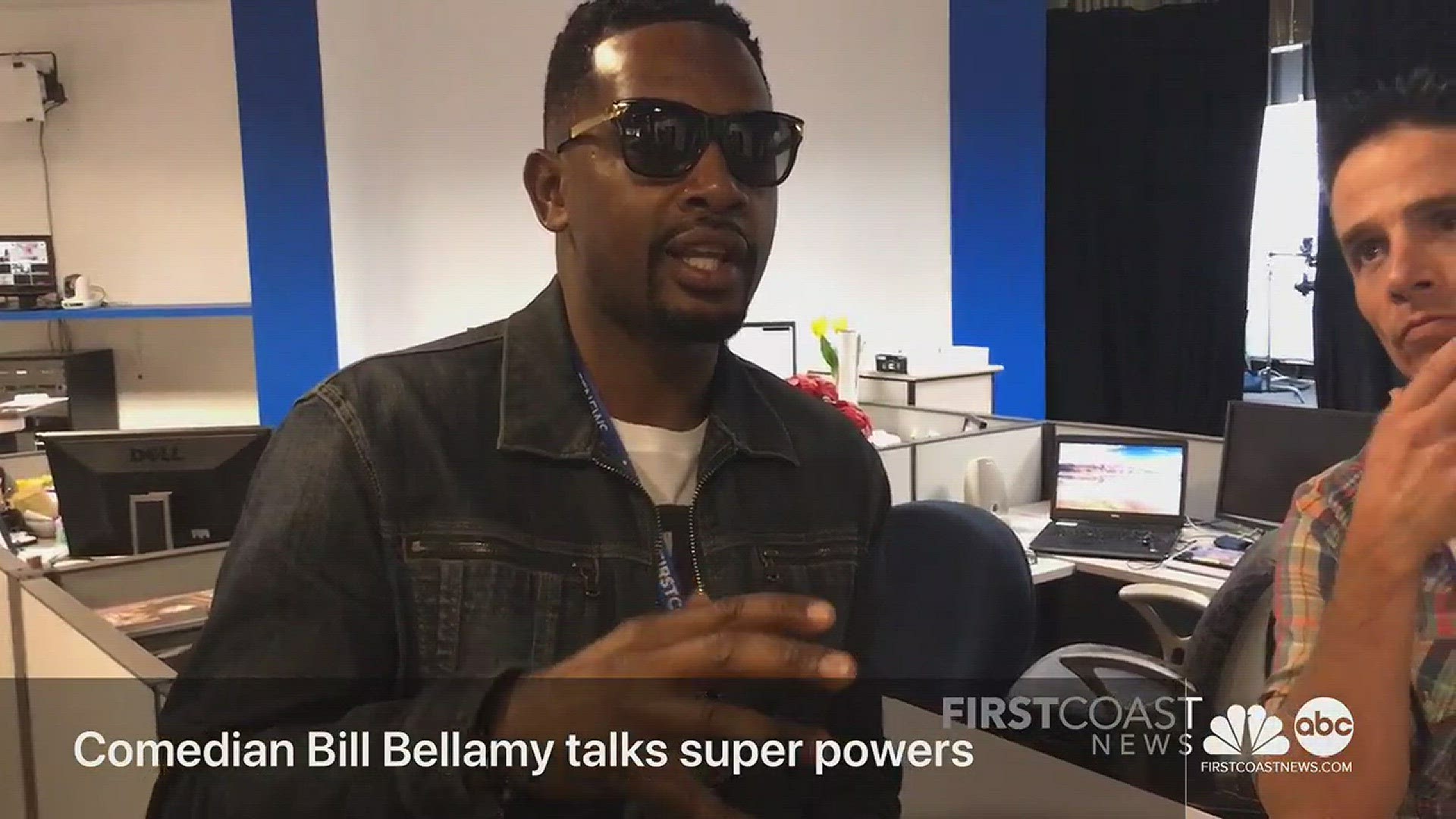 Comedian Bill Bellamy appeared on First Coast Living on Friday, but beforehand he hung out in the FCN newsroom sharing his excitement about Black Panther. FCL host Curtis Dvorak asked Bill what super powers would he want.