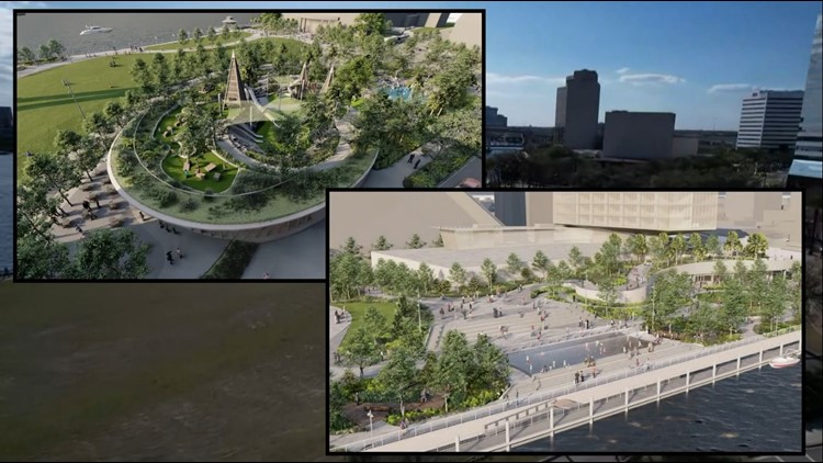 Phase one of construction at Jacksonville's Riverfront Plaza begins
