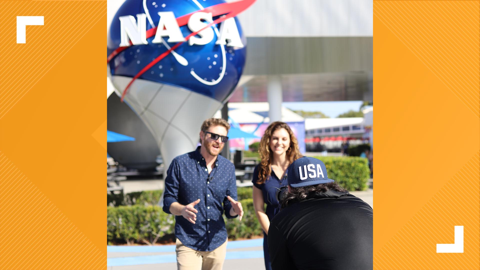 Jordan and David will take you to the Kennedy Space Center Visitor Complex at Cape Canaveral for an unforgettable experience.