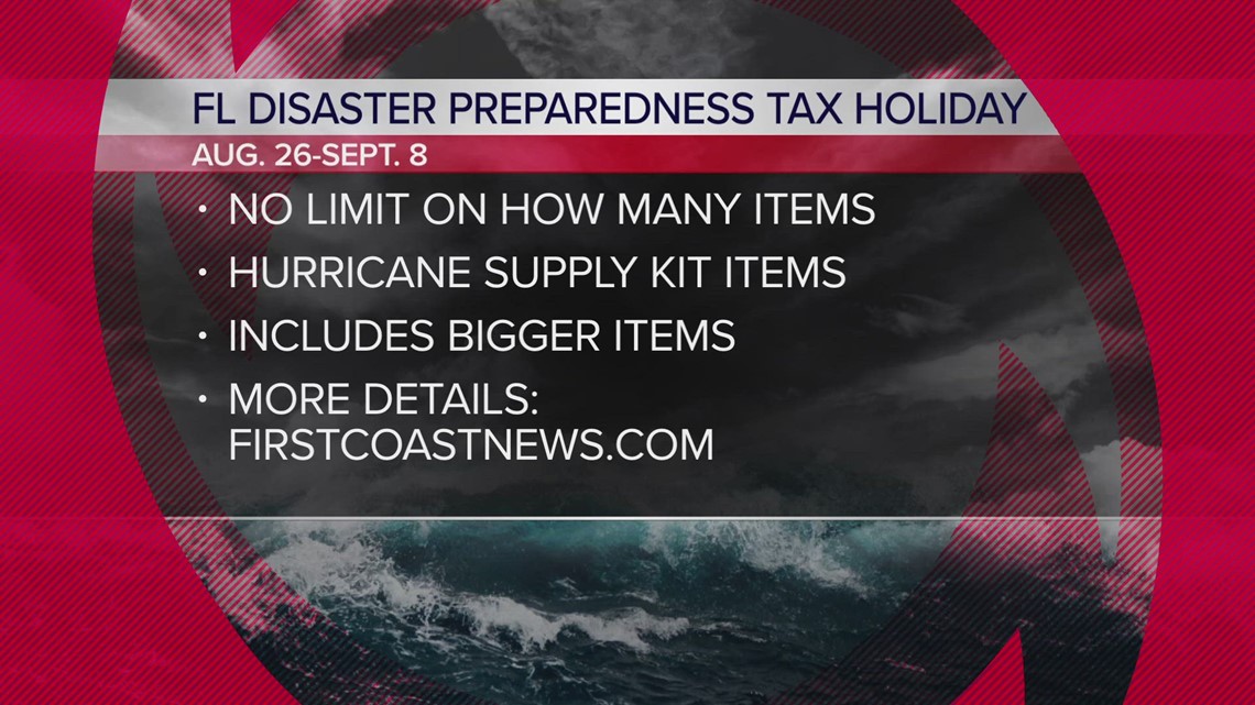 Florida Disaster Preparedness Sales Tax Holiday back August 26