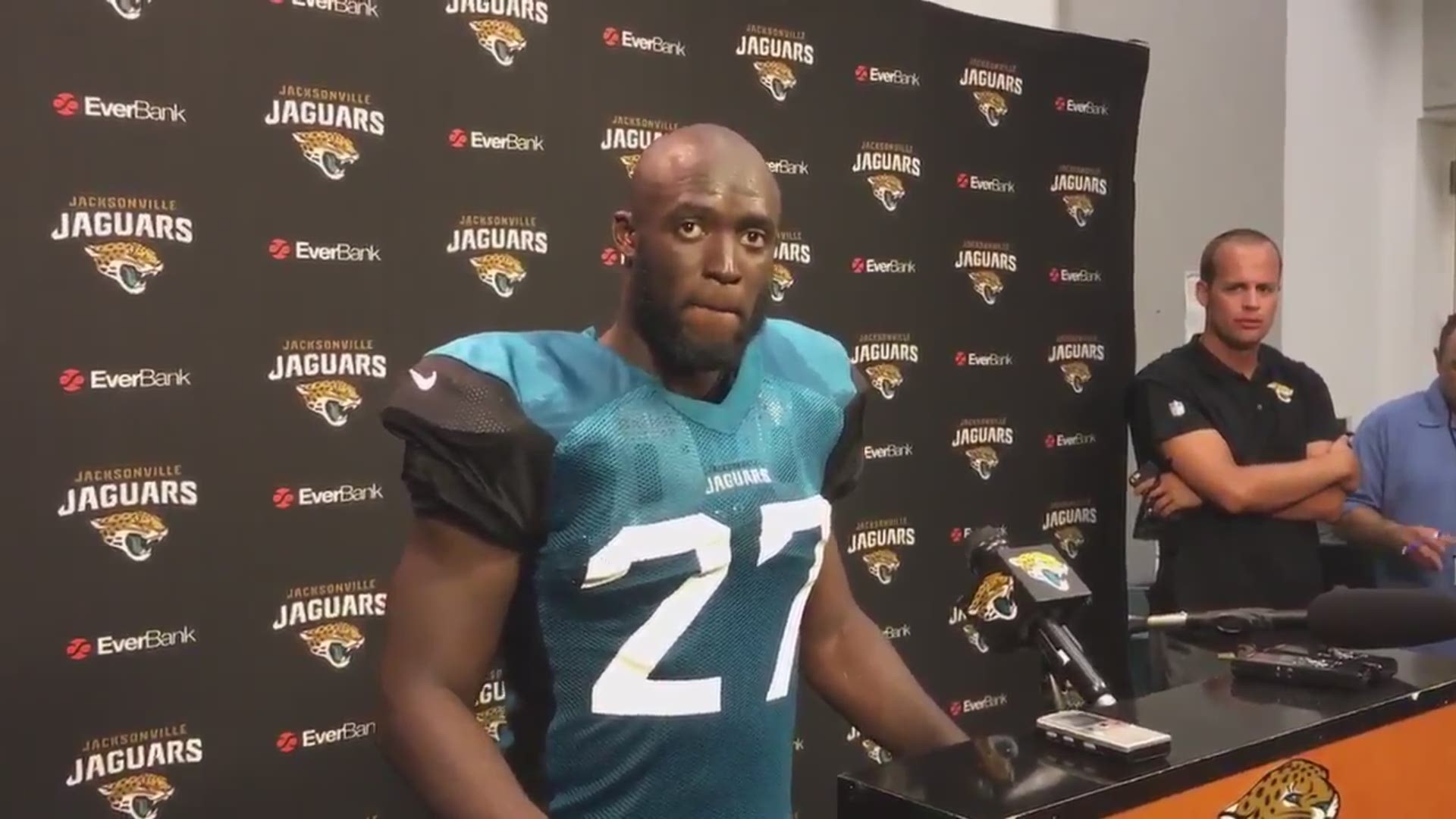 Jaguars RB Leonard Fournette discusses playing with pads