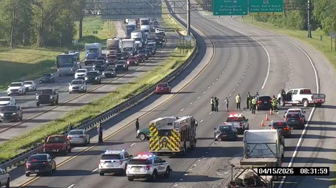 Crash on I-95 near Duval-St. Johns county line causes traffic buildup ...