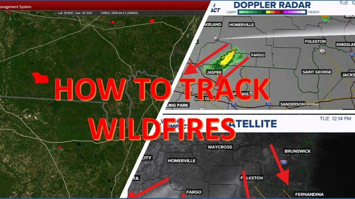 How radar and satellites help meteorologists detect and track wildfires