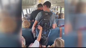Nassau County parents concerned after video, pictures surface of students crowding school bus