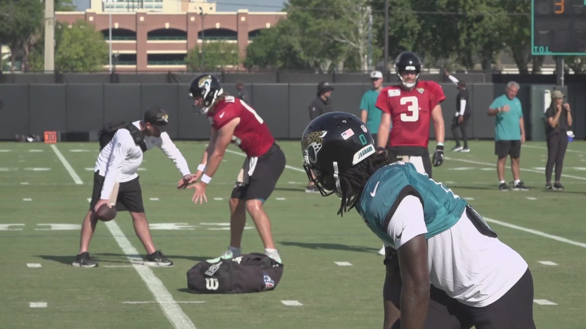 Jaguars' fans loving the fans and shade at Miller Electric Center