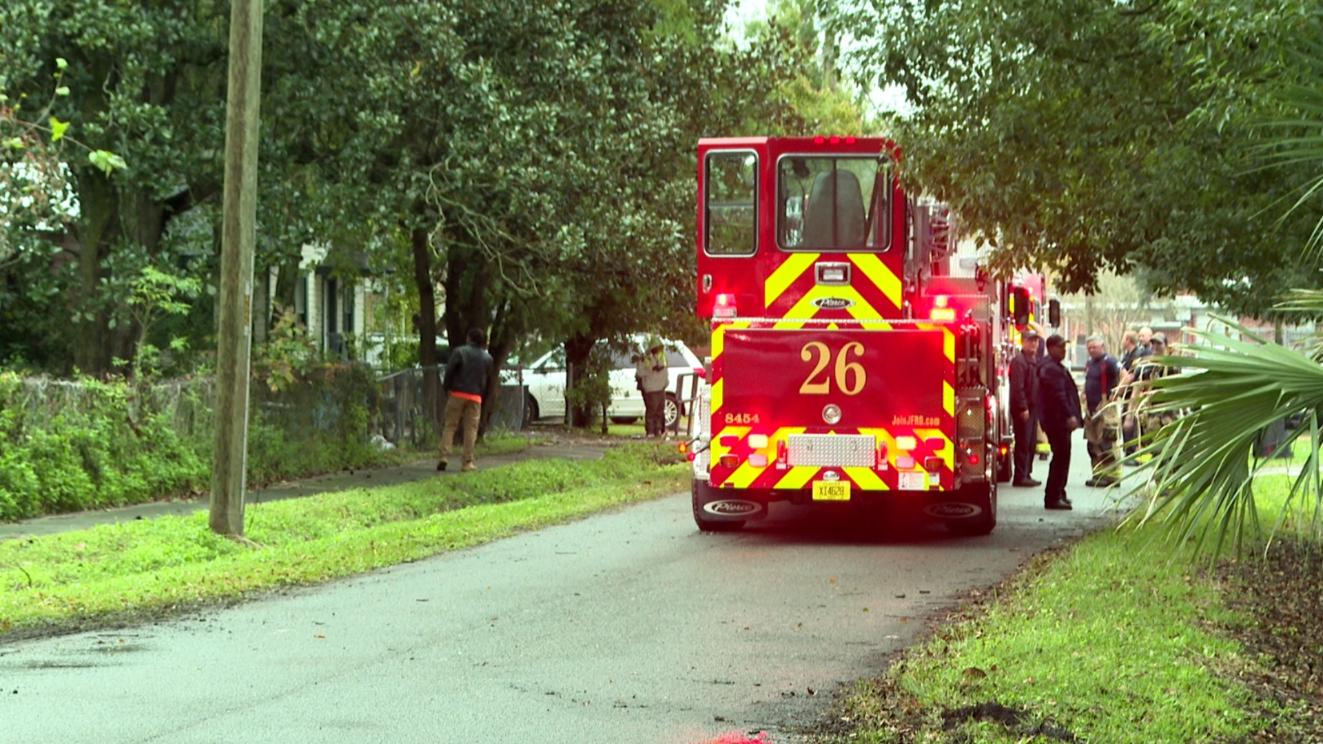 The Jacksonville Fire and Rescue Department says the fire occurred in the 4500 block of Hunt Street Friday morning.