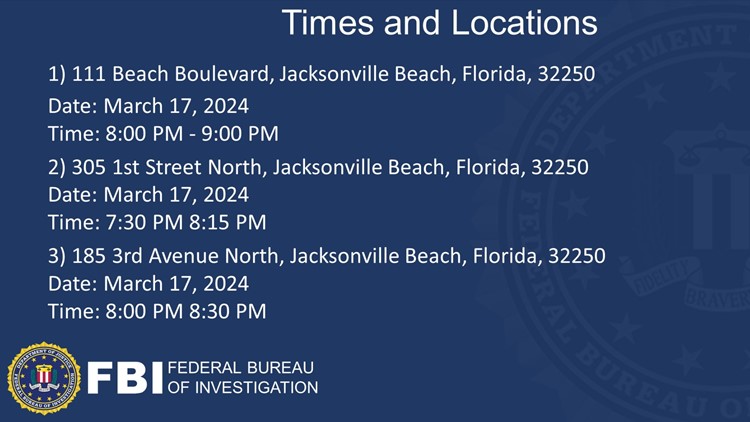 FBI offering $10K reward for Jax Beach shootings information ...