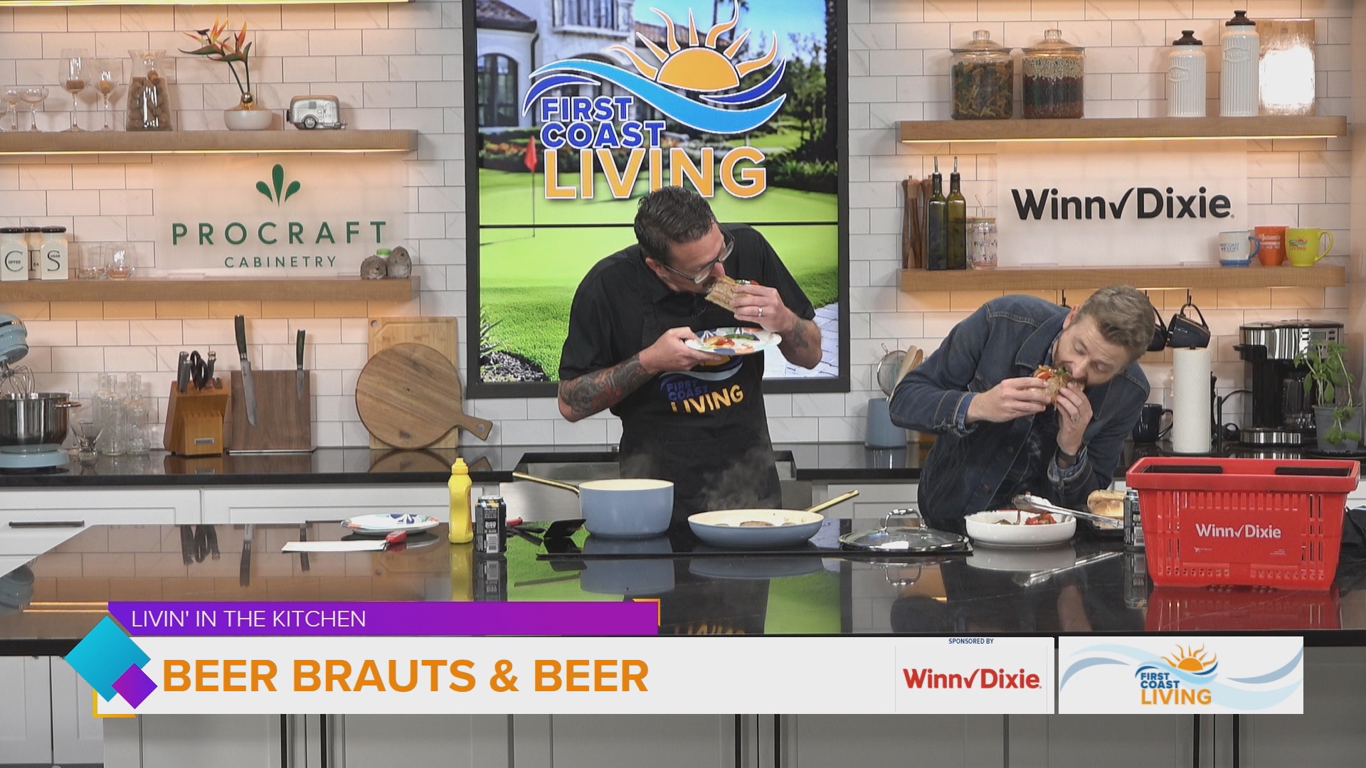 Livin' In the Kitchen Beer Brats for a Gameday Meal