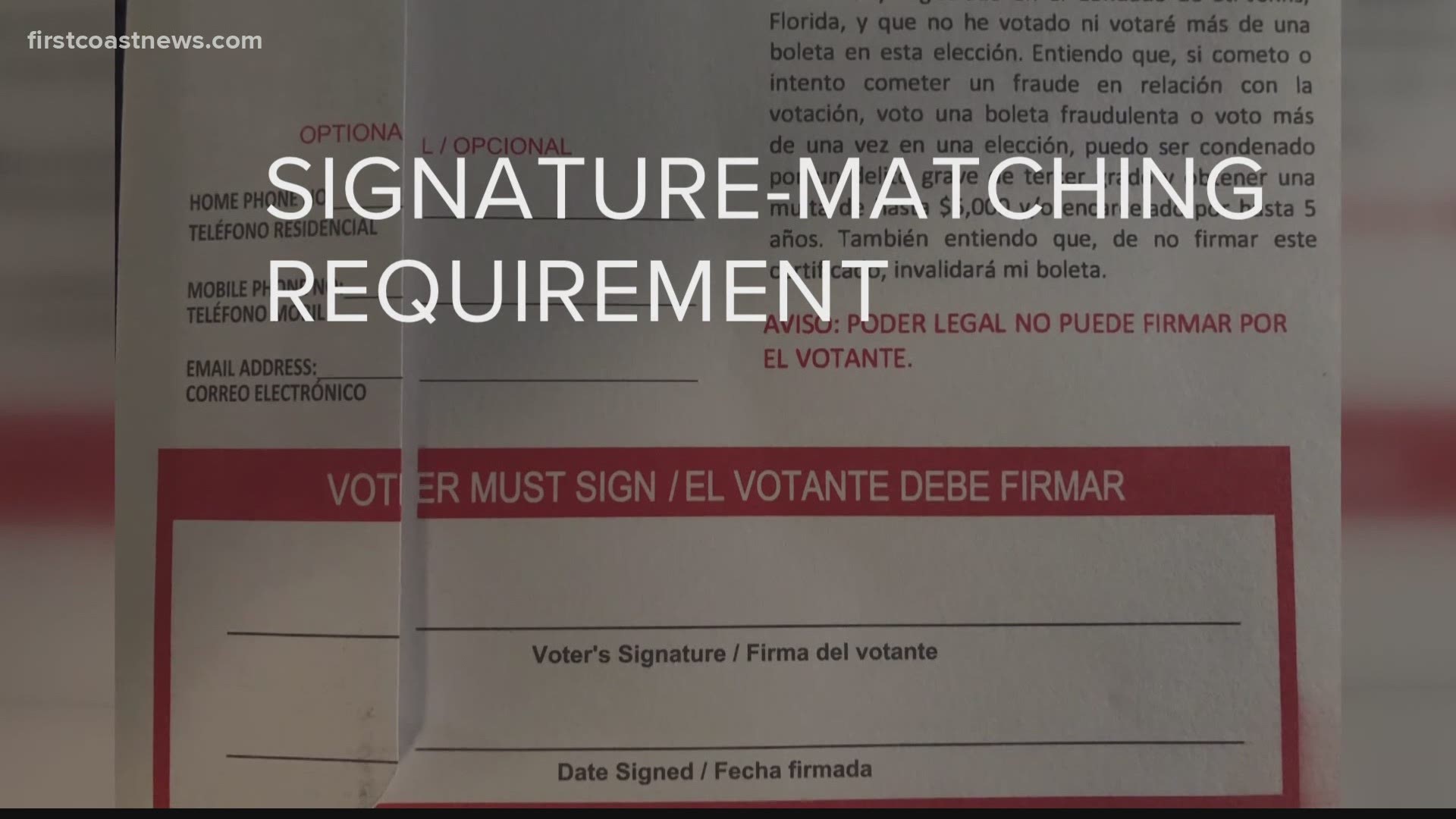 A signature matching system would be required.