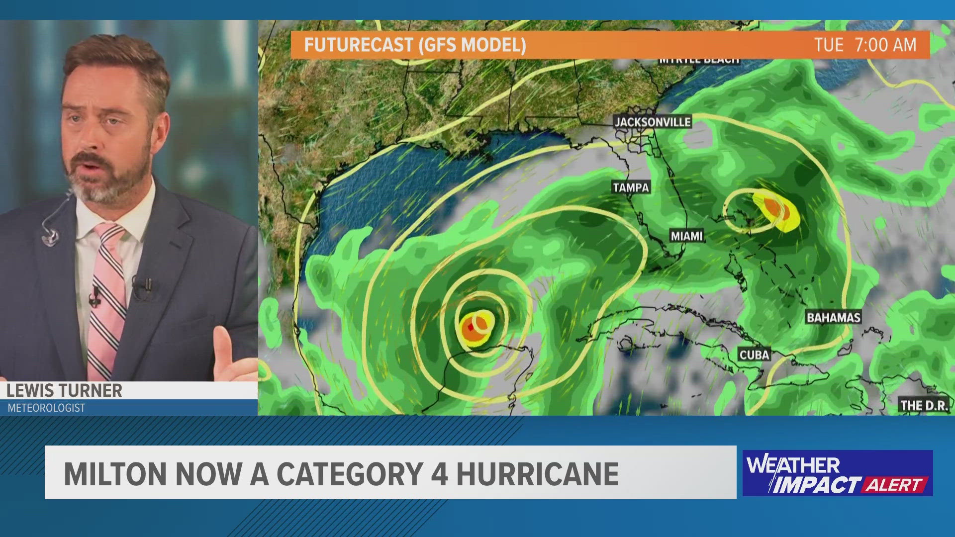 Hurricane Milton's latest cone, spaghetti models, track and potential impacts as it eyes Florida landfall.