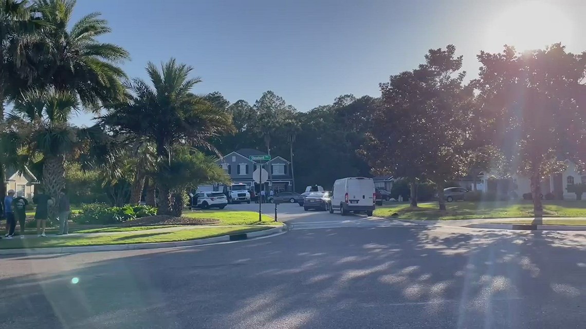 Law enforcement activity in Stonehurst neighborhood in St. Johns County