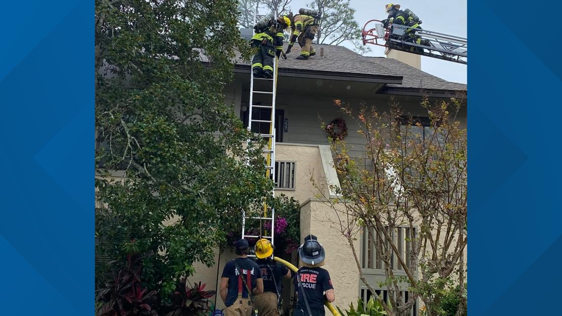 Multiple animals rescued from condo fire in Ponte Vedra Beach
