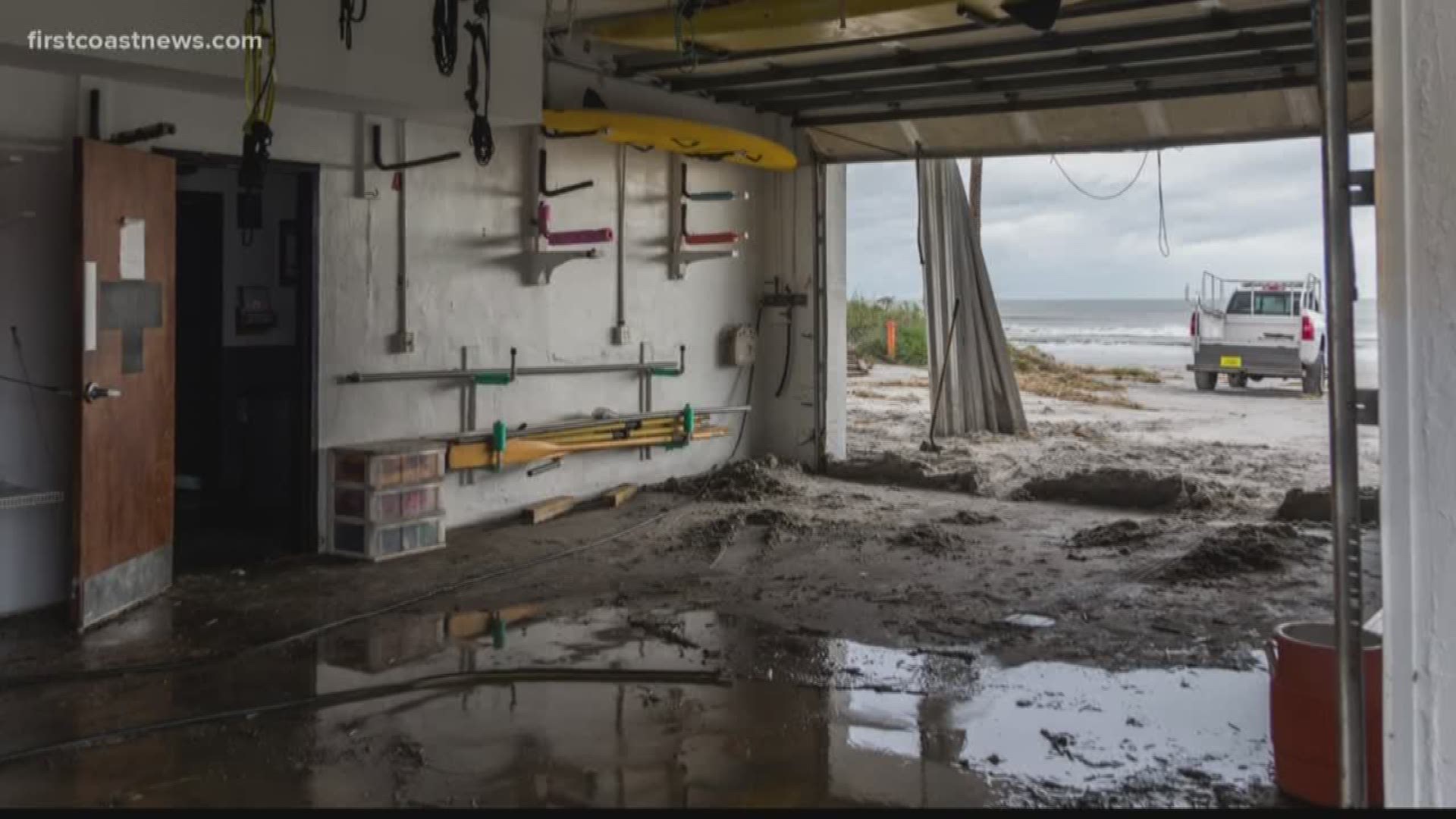 Several businesses sustained significant damage during the 2016 hurricane, including the Jacksonville Beach Pier.