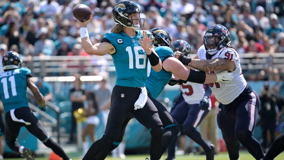 Jaguars look to end nine-game losing streak to Texans on Sunday