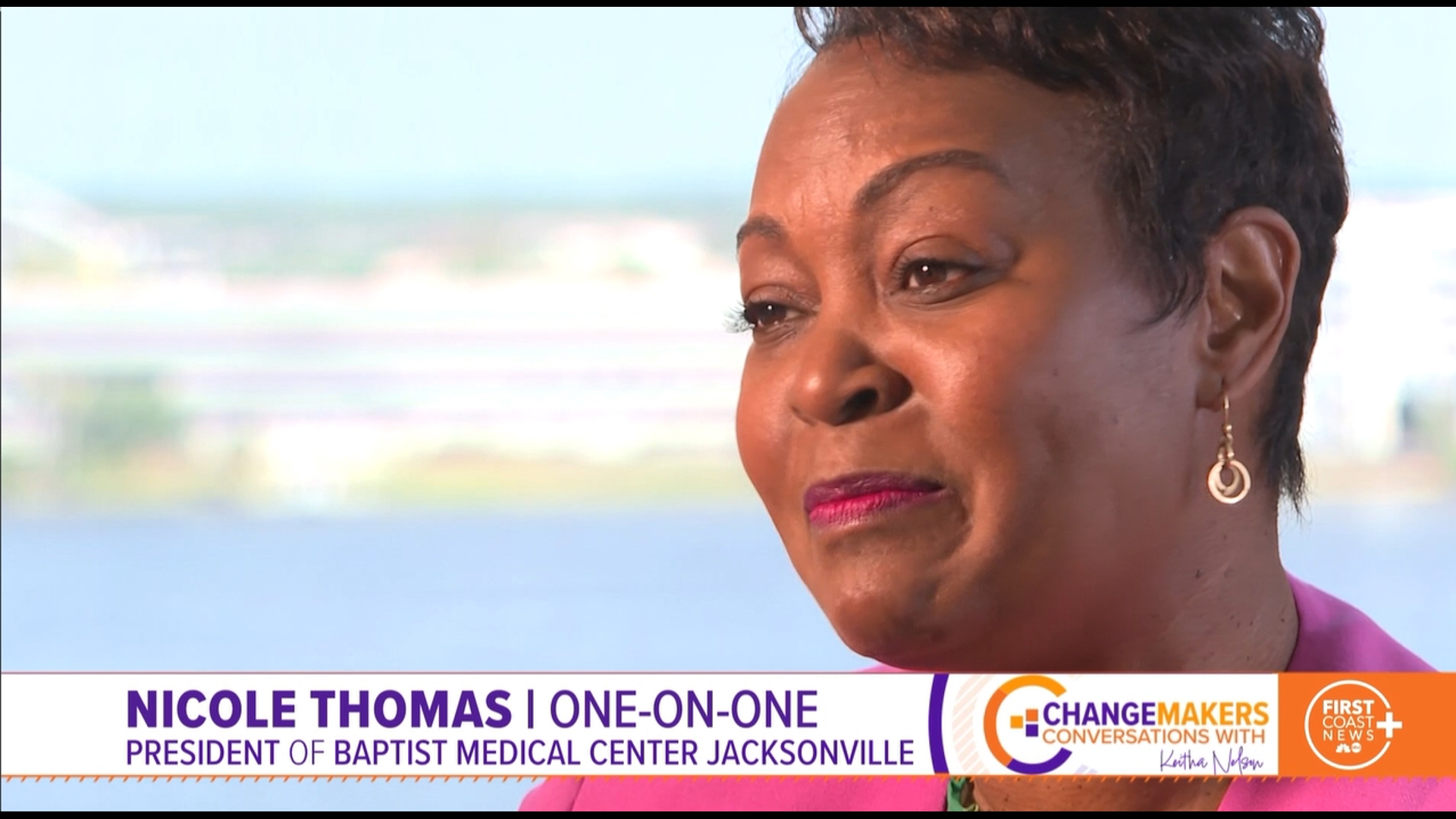 Change Makers: Keitha Nelson's one-on-one with Nicole Thomas, president of Baptist Medical Center Jacksonville