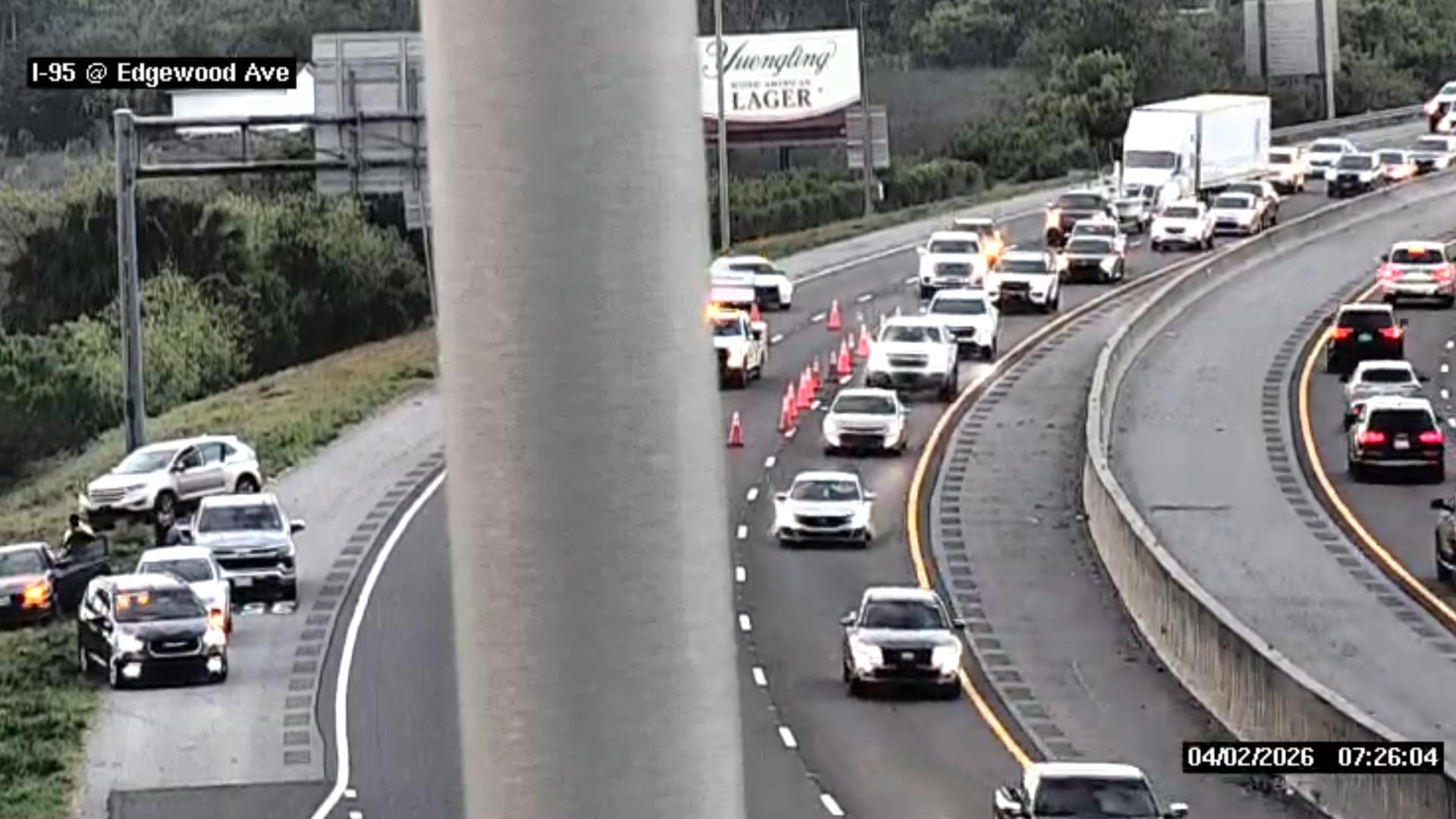 I-95 North fully reopens near Lem Turner Road after crash closed