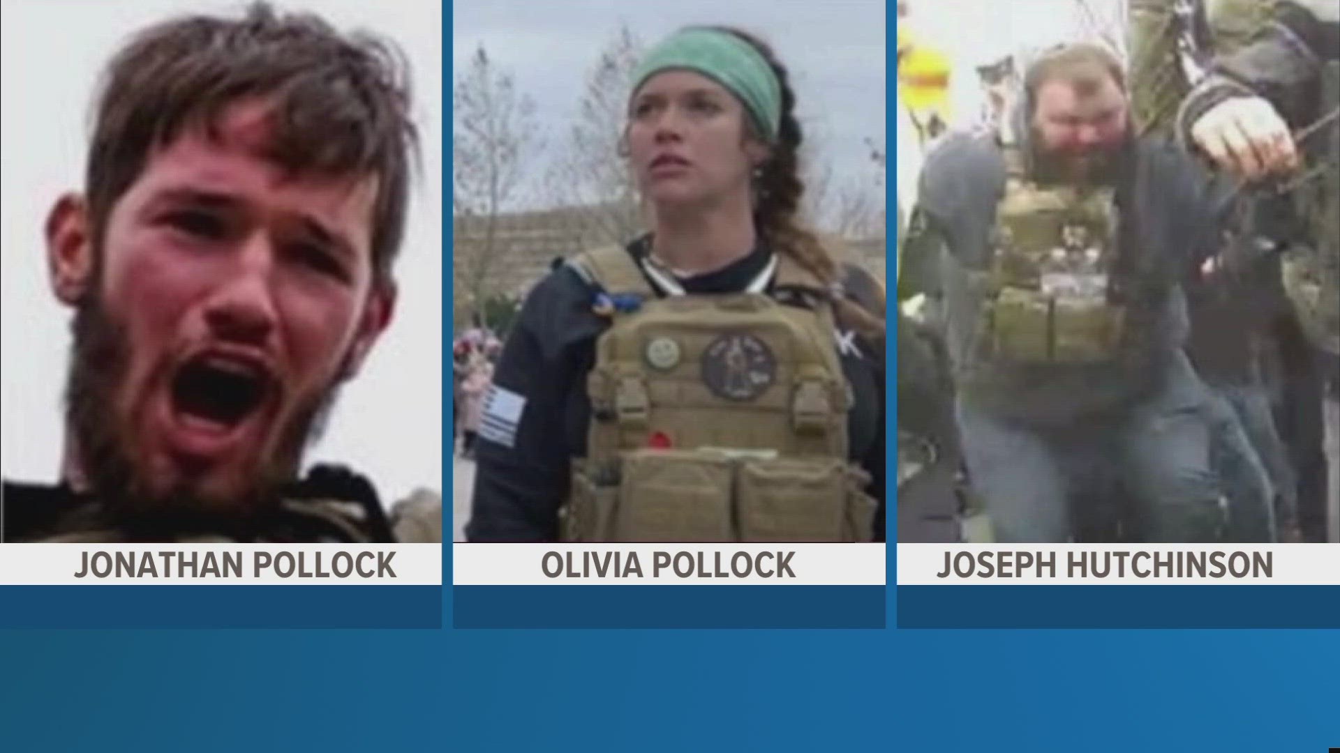 Jonathan Pollock, along with fellow fugitives Olivia Pollock and Joseph Hutchinson, were arrested in Lake County.