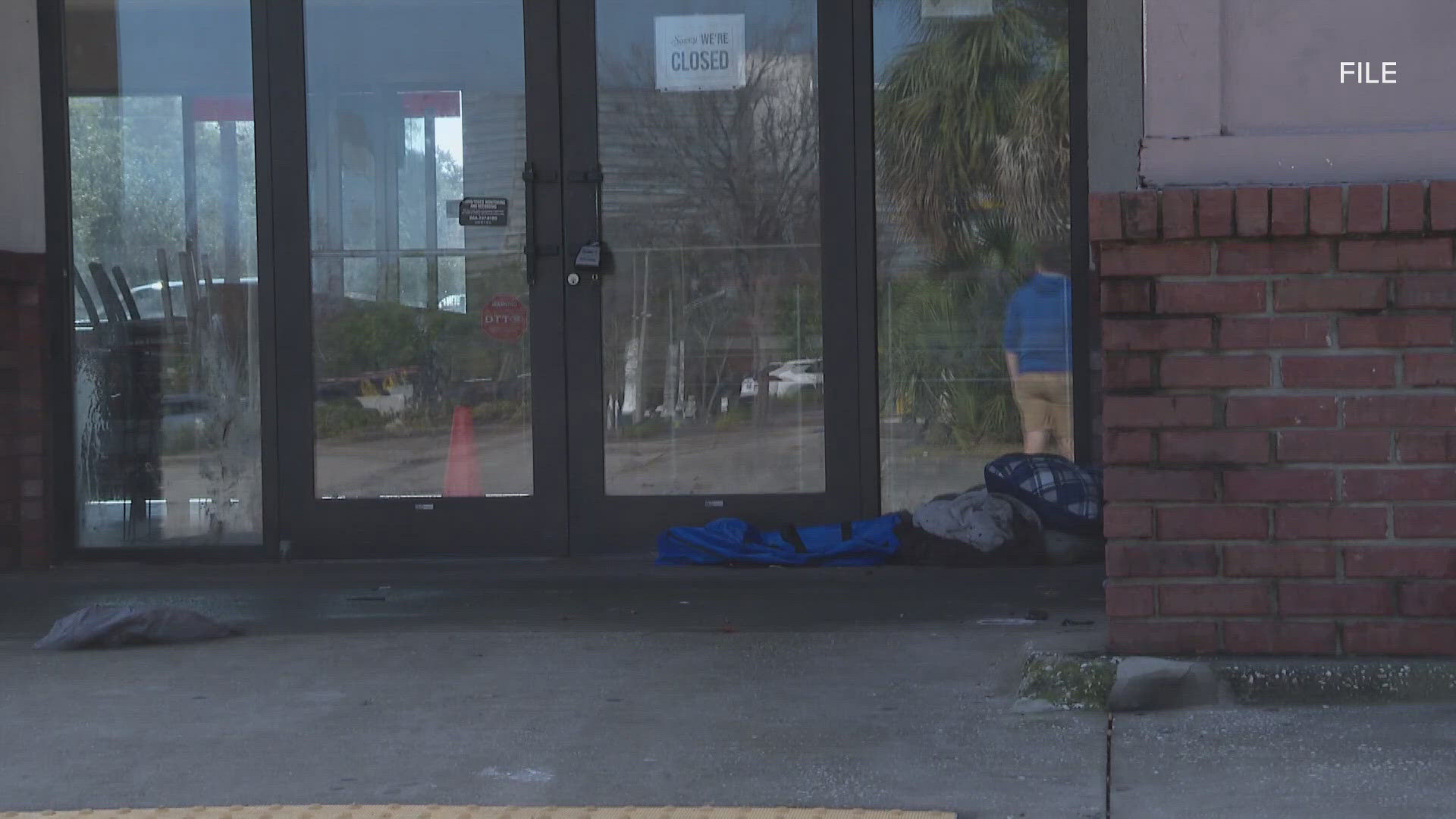 The statewide law bans sleeping on sidewalks and public encampments, a move critics say criminalizes homelessness.