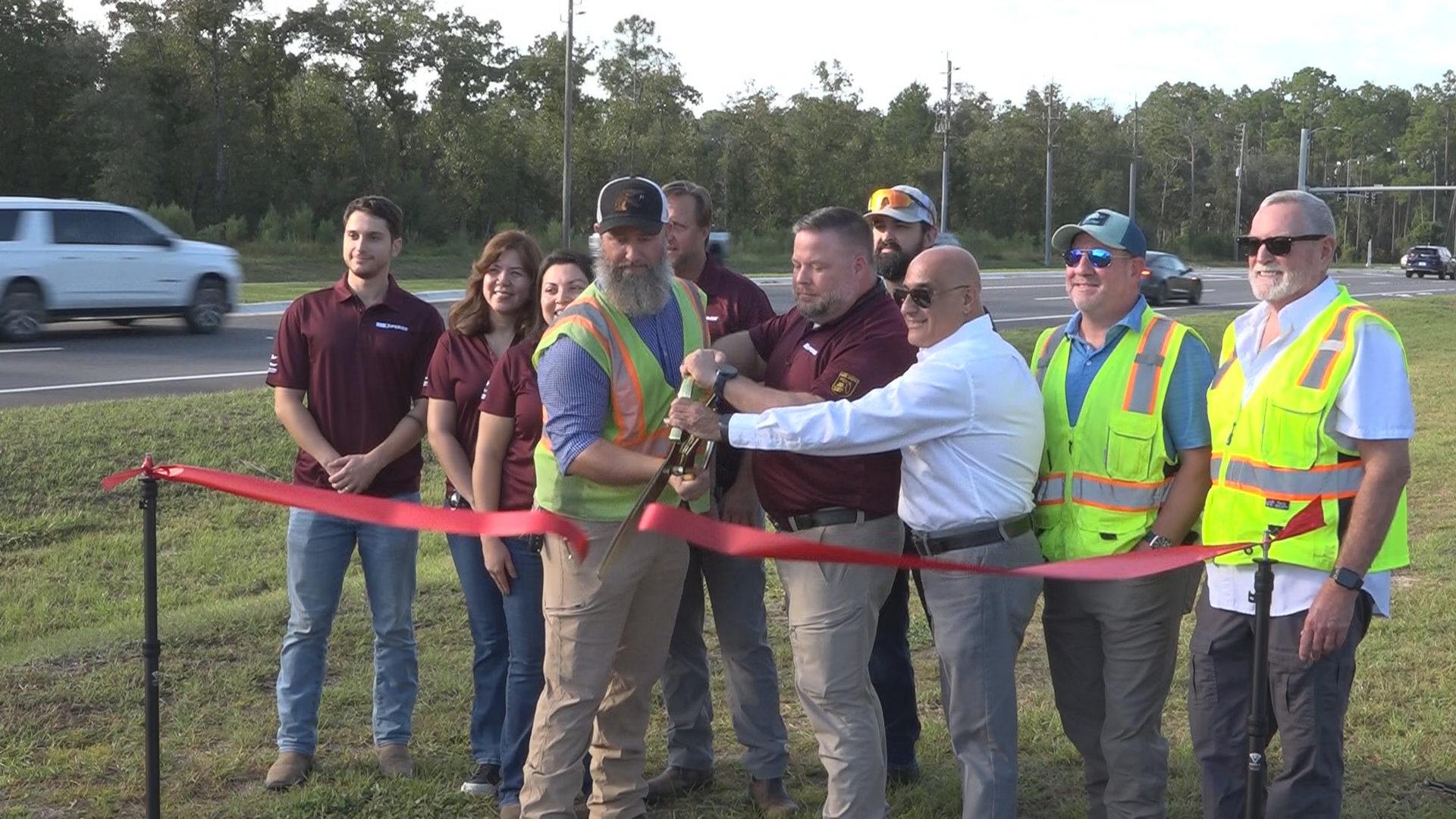 County Road 210 widens to four lanes for a three-mile stretch after ...