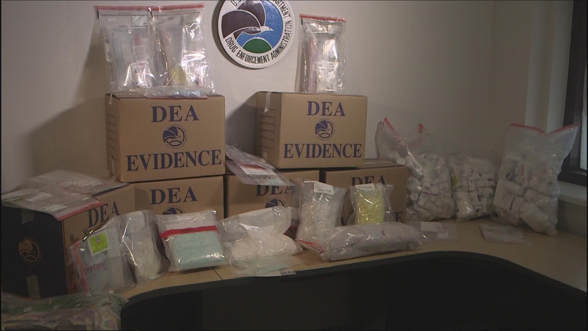 The DEA says meth powder is being packaged to look like candy. Also, colorful pills designed to look harmless are being laced with lethal amounts of fentanyl.
