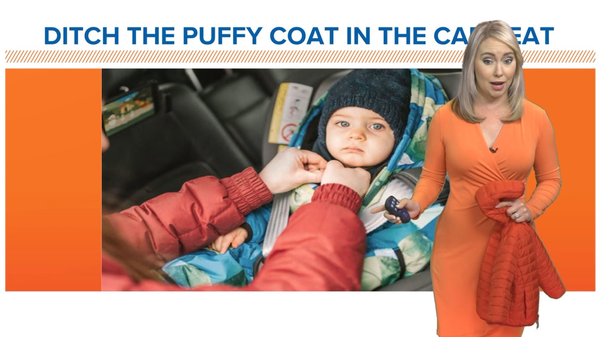 As temperatures drop around the First Coast, it may be natural to dress children who are still in car seats, in puffy coats. Here's why you shouldn't.