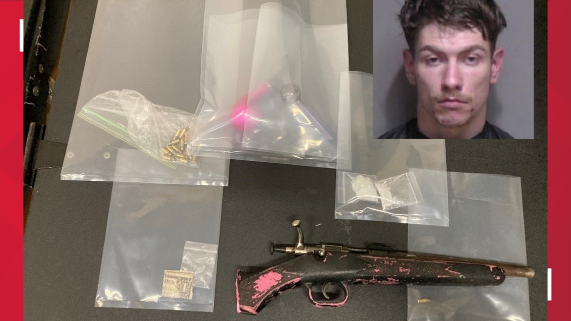 Police:Georgia Parolee Arrested In Bunnell With Pink Rifle, Drugs ...