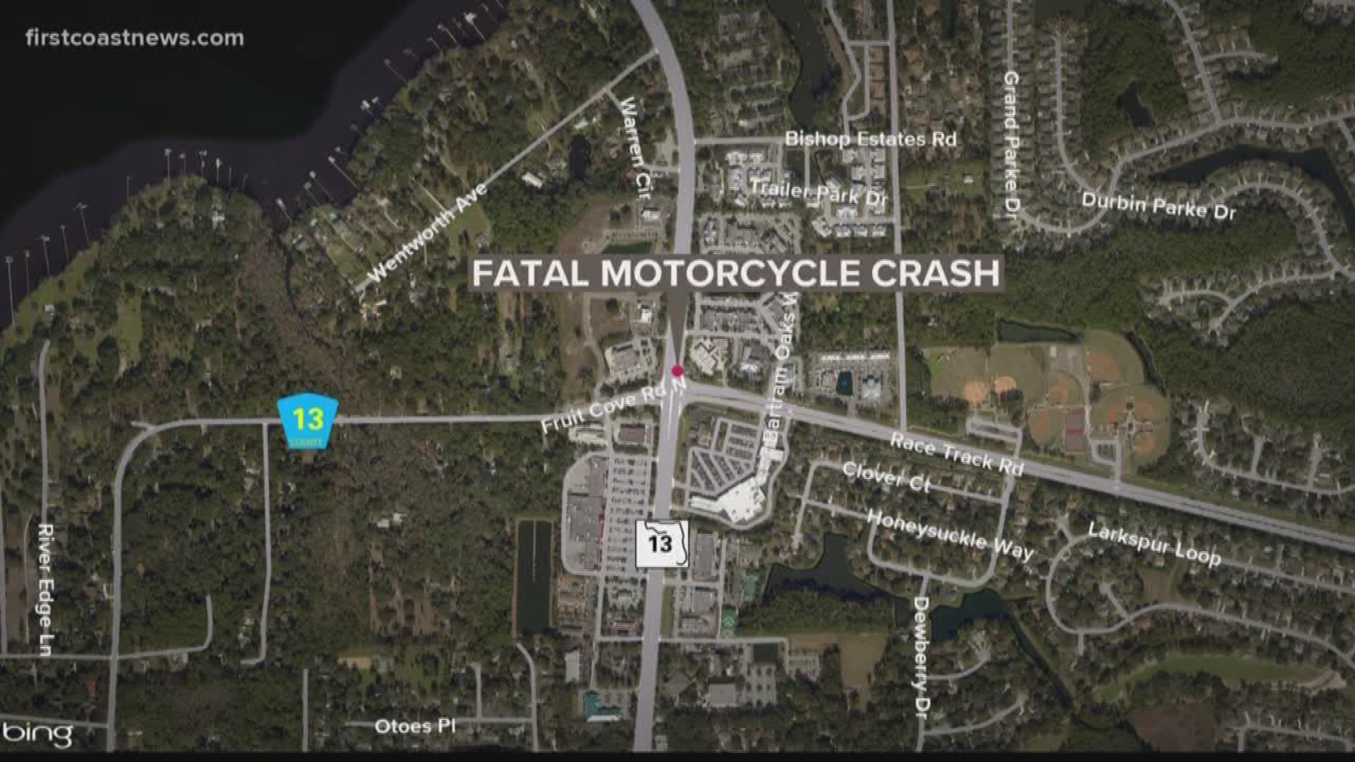 An 18-year-old motorcycle rider is dead after being ejected off his bike in St. Johns County Sunday, according to Florida Highway Patrol.
