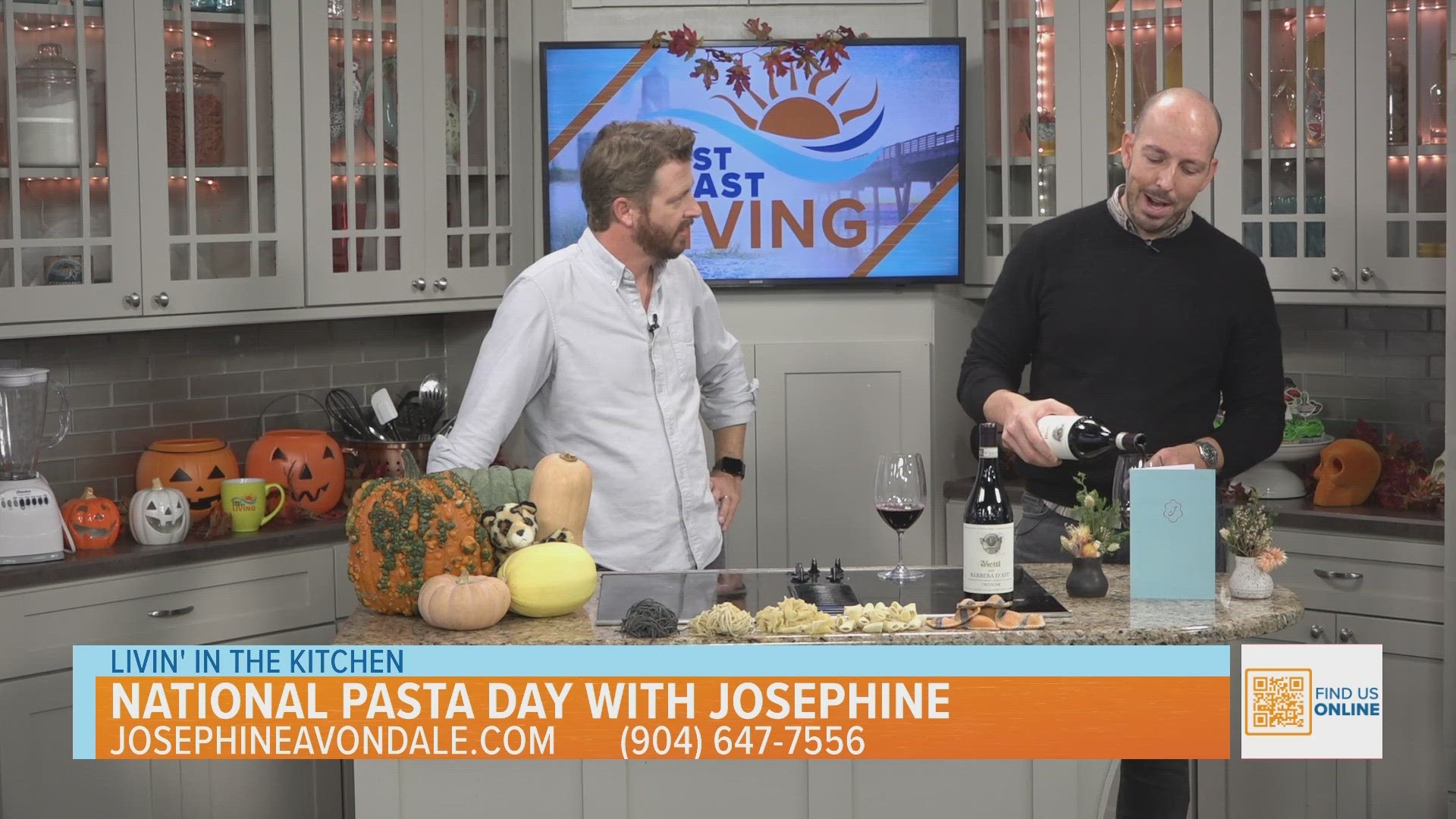 Livin' In the Kitchen with Josephine - Wine & pasta!