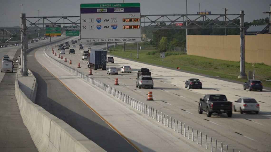 Jacksonville's new I-295 Express Lanes open Saturday | firstcoastnews.com