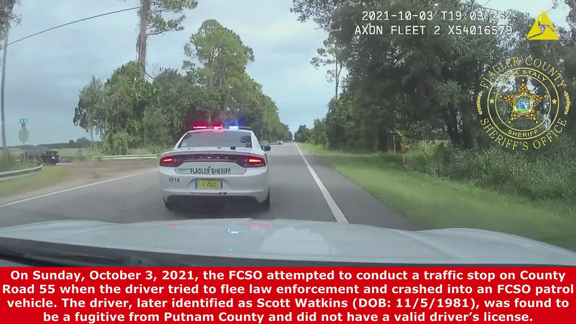 The video caption was provided by the Flagler County Sheriff’s Office.