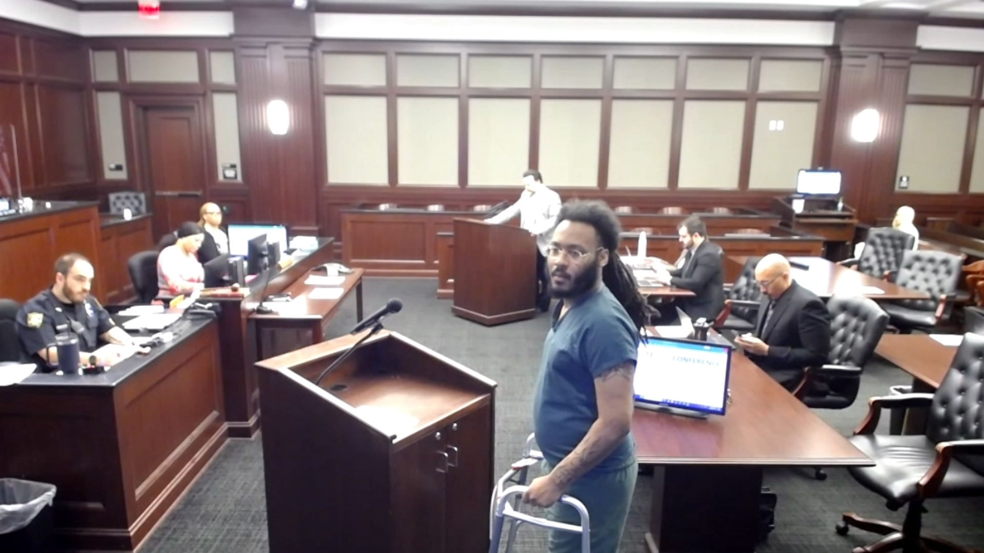 Abdul Robinson Jr., the brother of Jacksonville rapper Ksoo, appeared in Duval Co. court Thursday, as he and his brother are charged in Charles McCormick's murder.