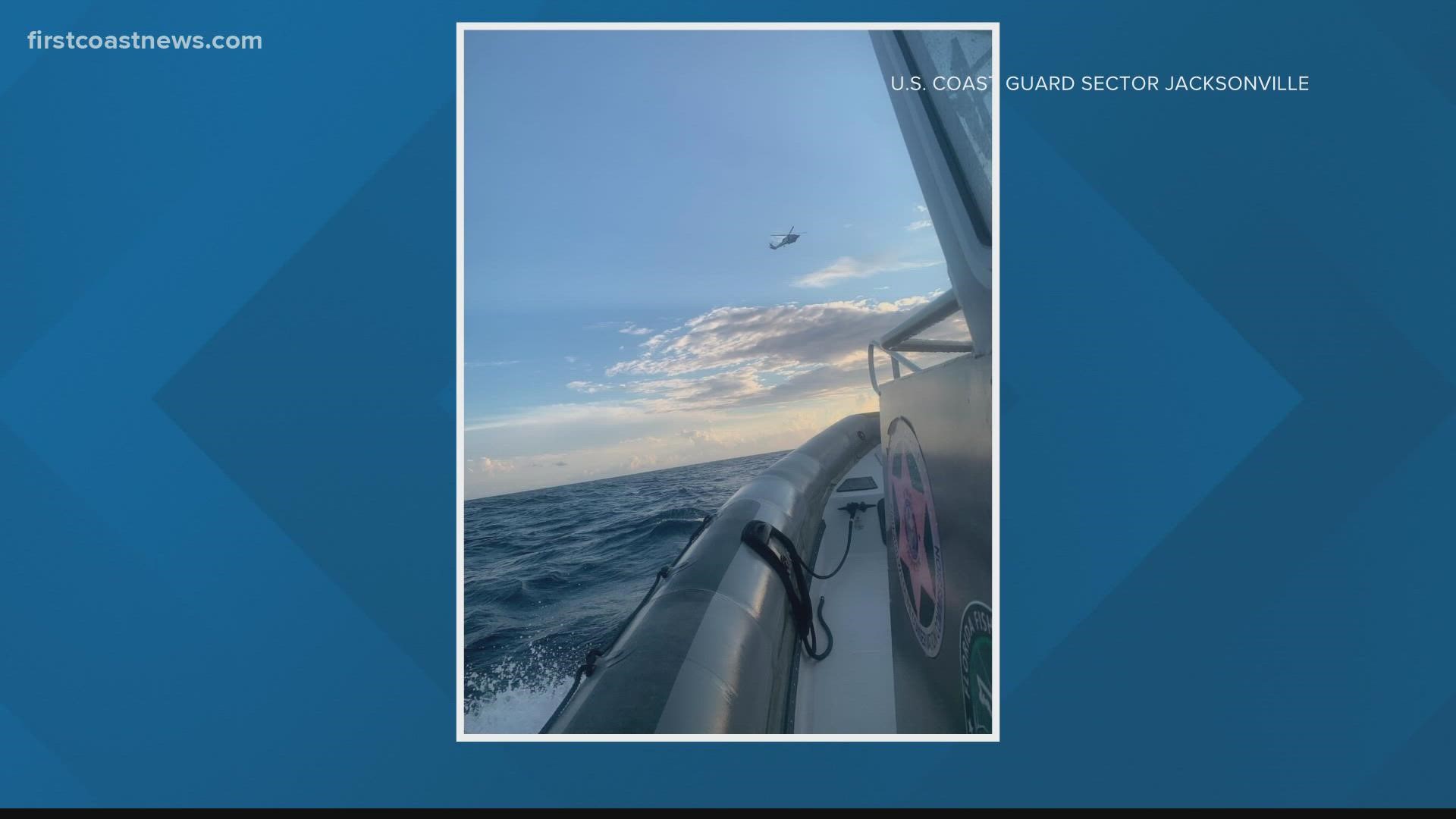 The search for Jim Evans began 30 nautical miles east of Daytona Beach on Friday.