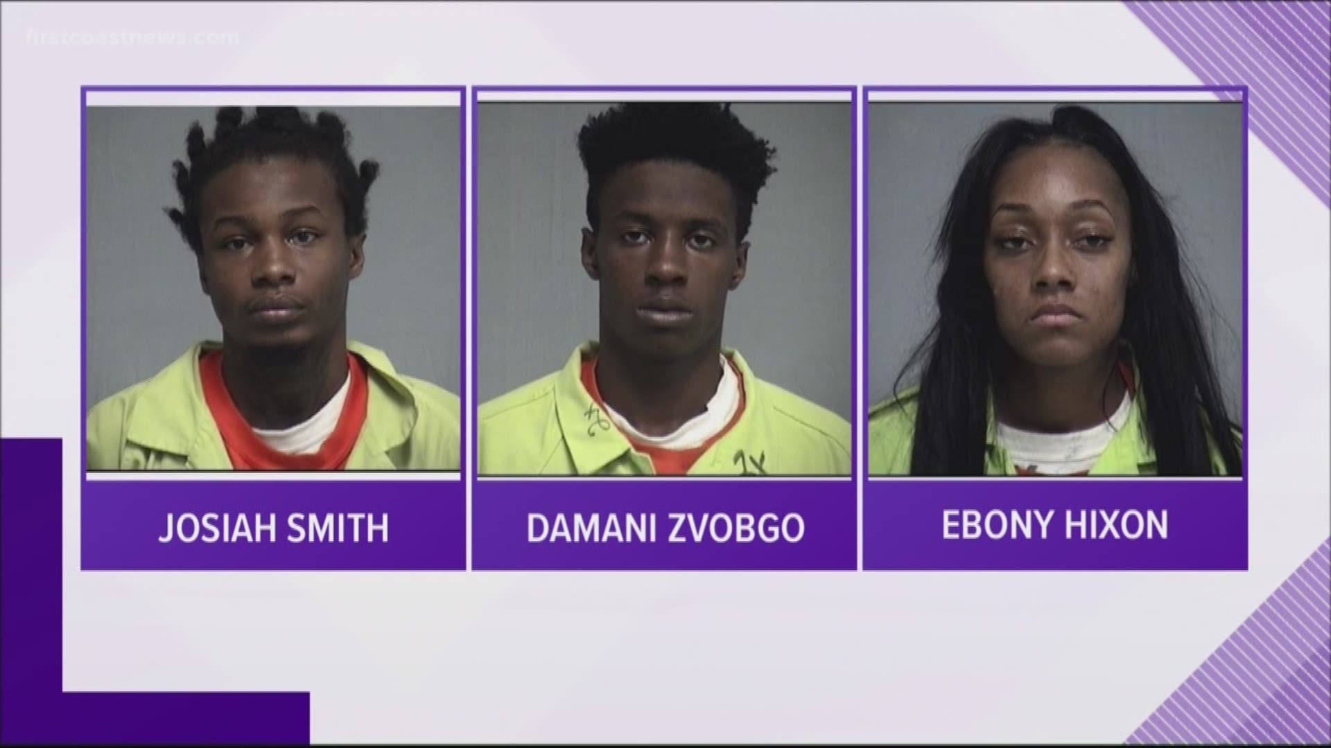 Four people have been arrested in connection to armed robbery and shooting at the Tracks Arcade in Nassau County Sunday.