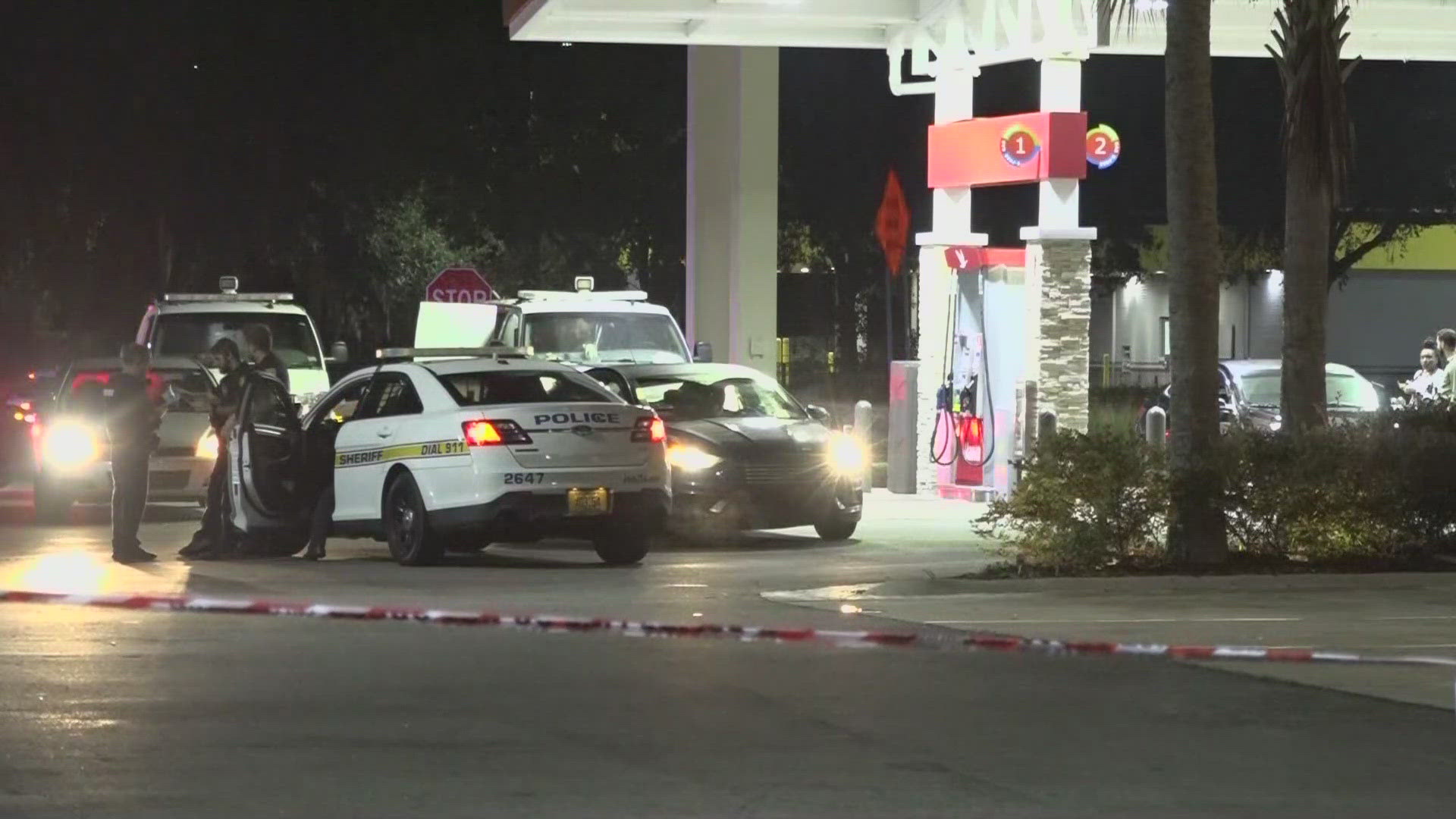The Jacksonville Sheriff's Office said the victim and suspect were arguing about a "previous dispute" before the victim was shot.