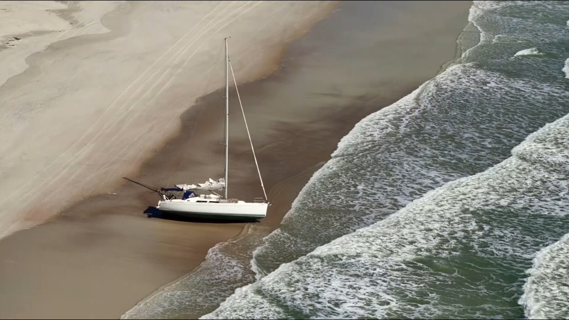 Where is the stranded sailboat in Anastasia State Park - Vimarsana News