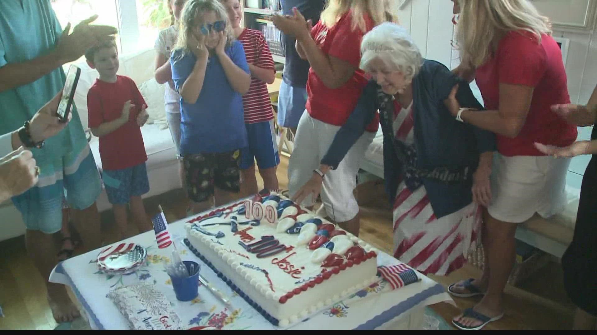 Jessie Dunbar served in the Navy during World War Two. First Coast News featured her story in 2021 when she turned 99-years-old.