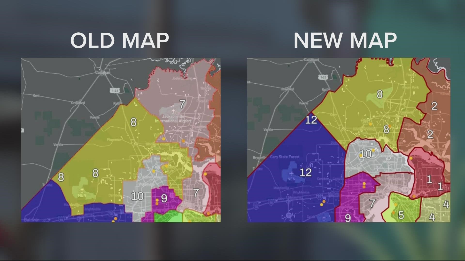 A federal judge reached a decision, rejecting Jacksonville City Council’s redistricting map and ordering the city to use the plaintiffs proposed plan.