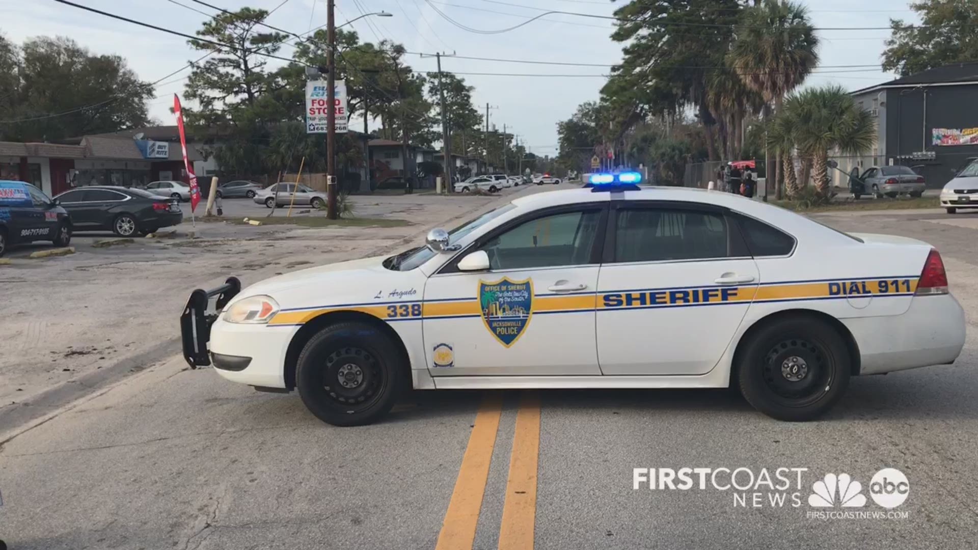 A man was shot in the leg during a drive-by shooting in Arlington, according to the Jacksonville sheriff's office.