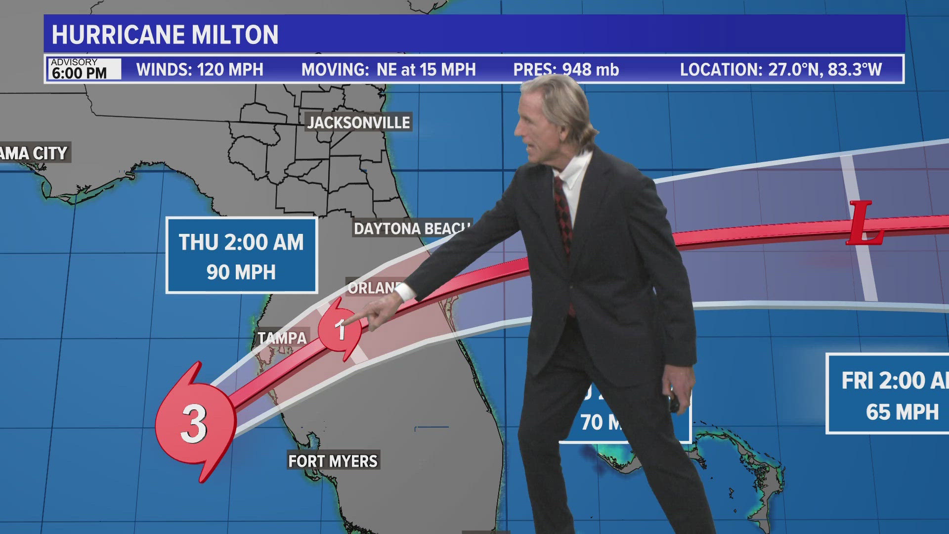 Here's the latest county-by-county models of Milton.