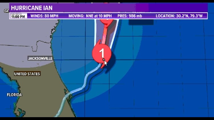 Tropical Storm Ian - Track storm live as it moves through the First Coast