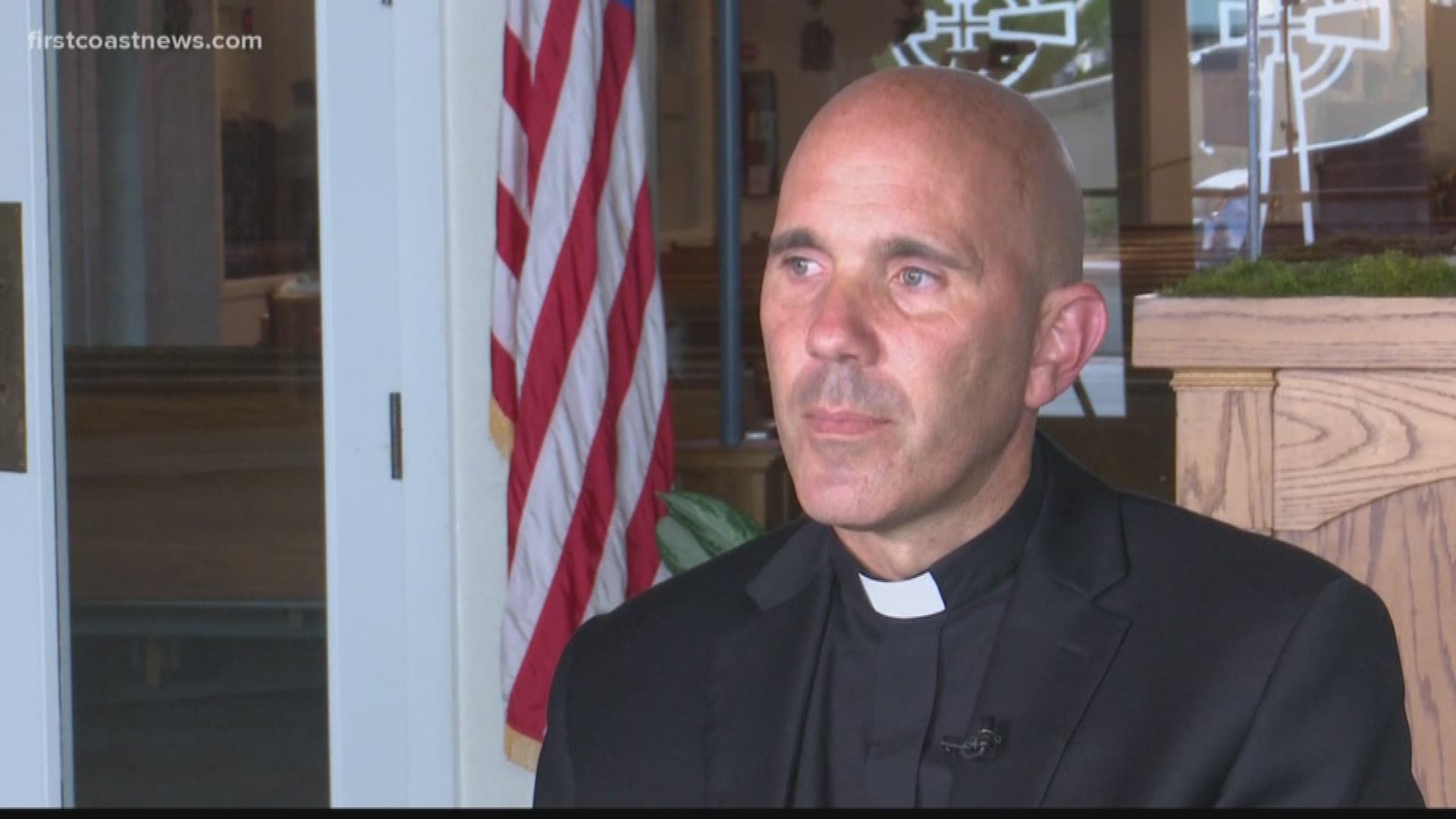 A local priest addressed his congregation at mass last Sunday following the abuse scandal by hundreds of Catholic clergy in Pennsylvania. Although new to the parish of Holy Family, Father David Keegan was quick to confront the issue.