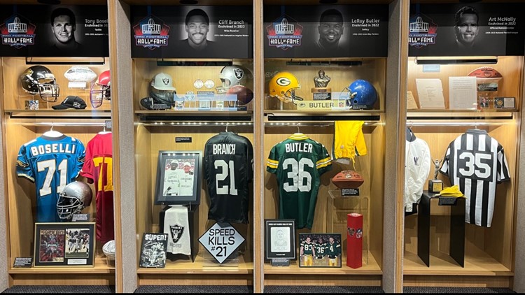 21 odd things at the Pro Football Hall of Fame